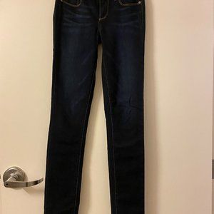 PAIGE: Women's Skyline Skinny Jeans-Surface